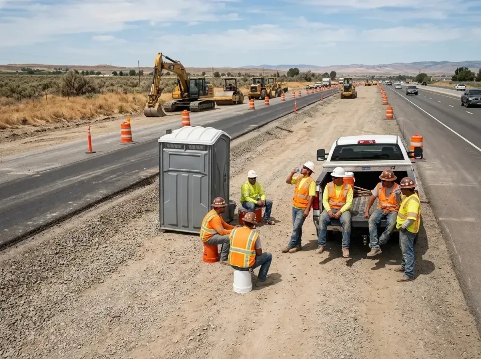 highway-road-construction-crew-007 — frequently asked questions, Porta Potty and Restroom Rentals in Newman, CA